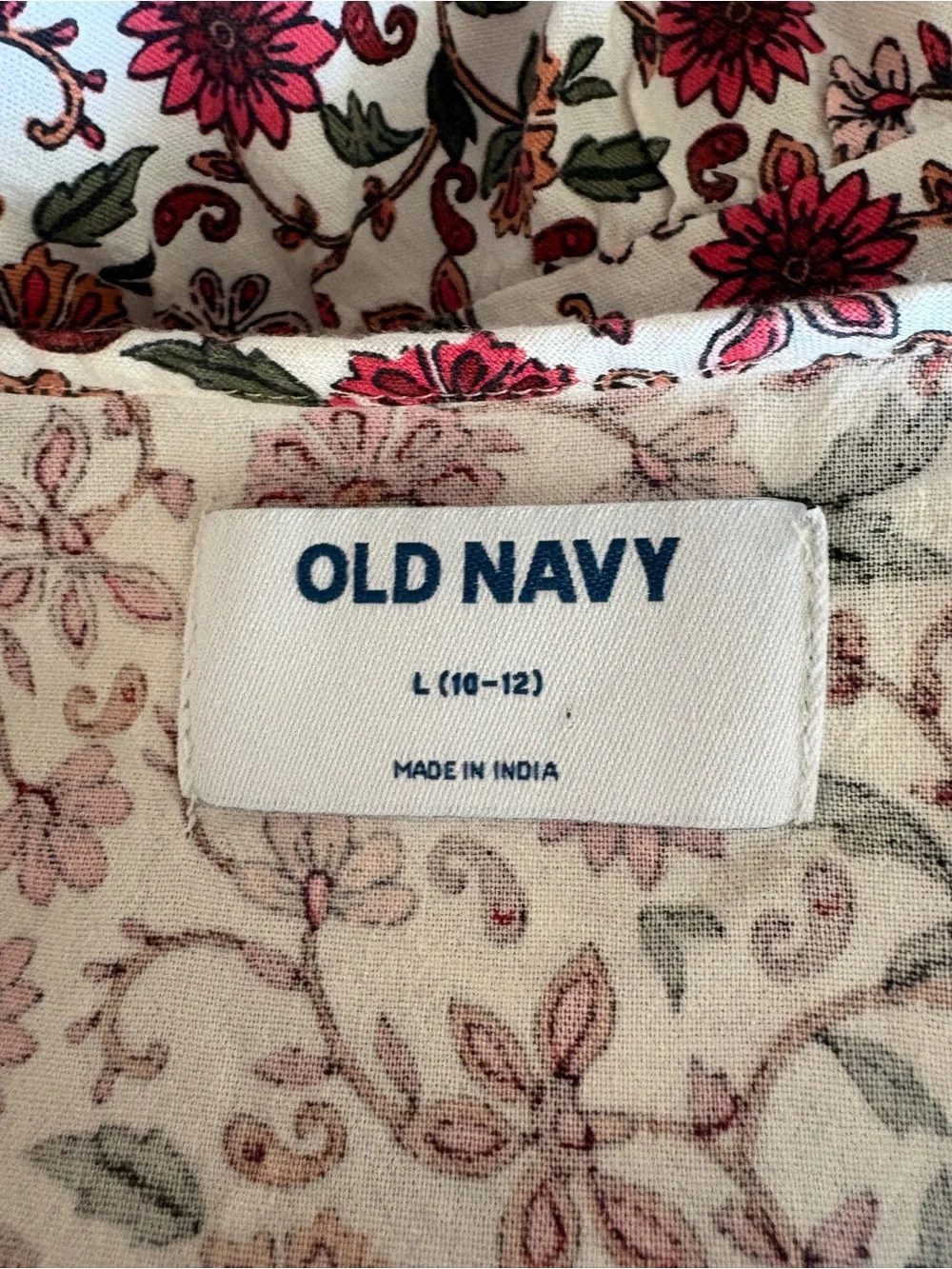 Old Navy Floral Peasant Dress - Floral Print